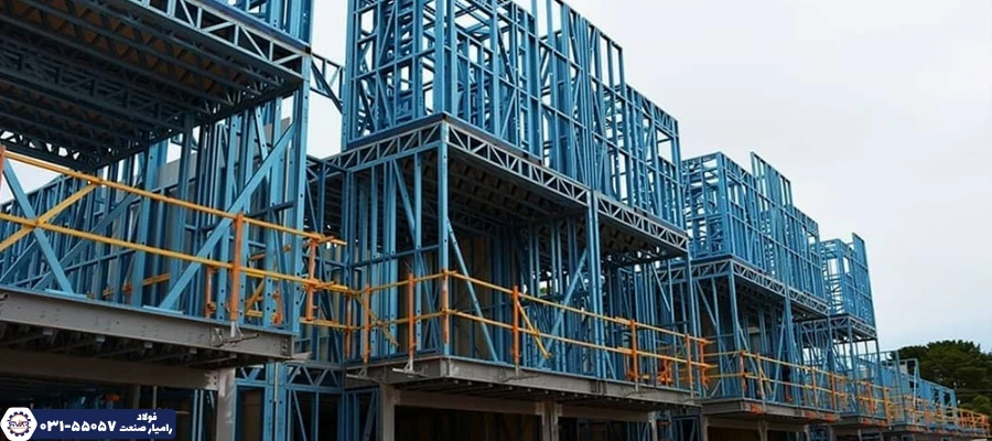 مزایای اسکلت فلزی