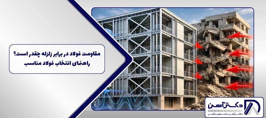 مقاومت فولاد در برابر زلزله چقدر است؟ راهنمای انتخاب فولاد مناسب